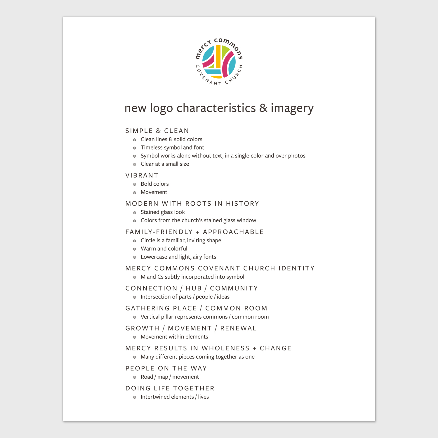 Mercy Commons Handout